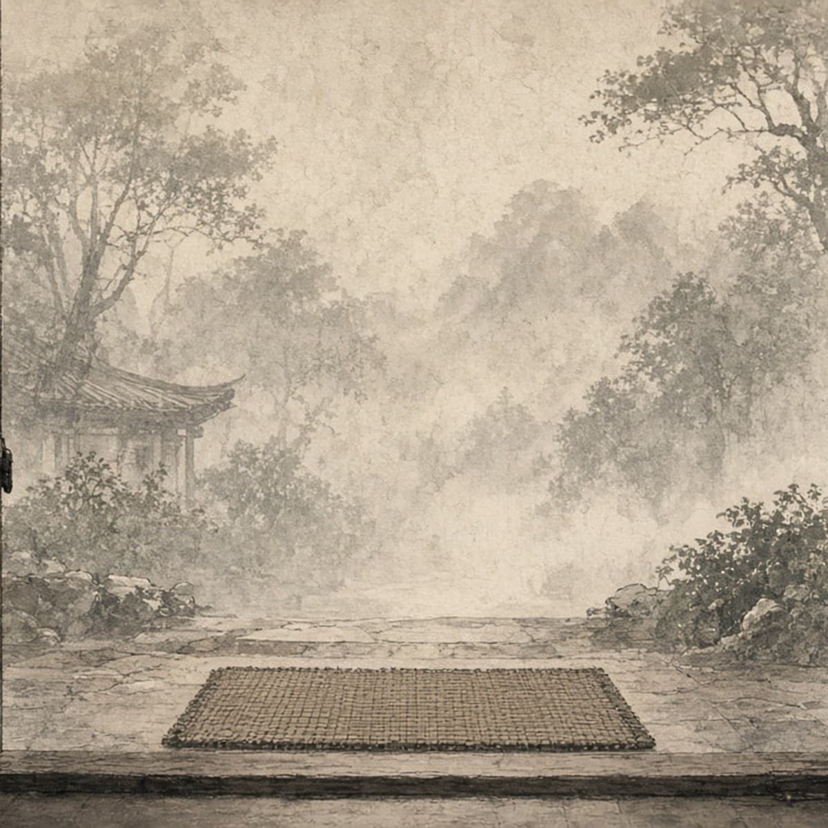 An open doorway and a ready mat — go out as if receiving a great guest