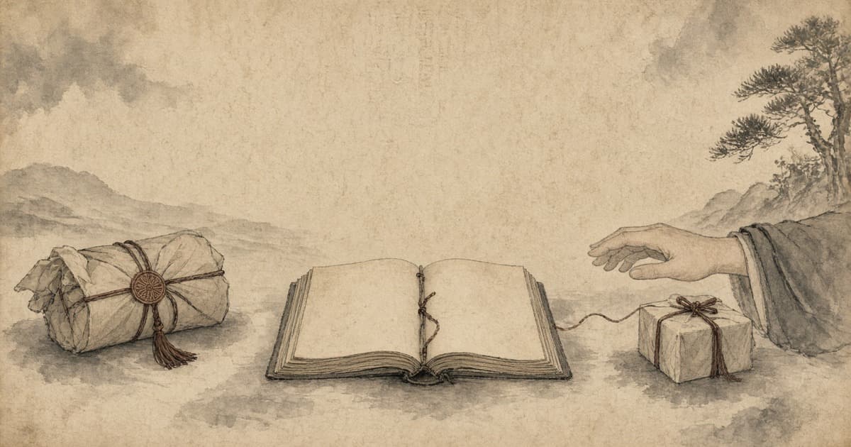 Two complementary halves of one teaching — zhong and shu as a paired Analects door, not a Zen poster