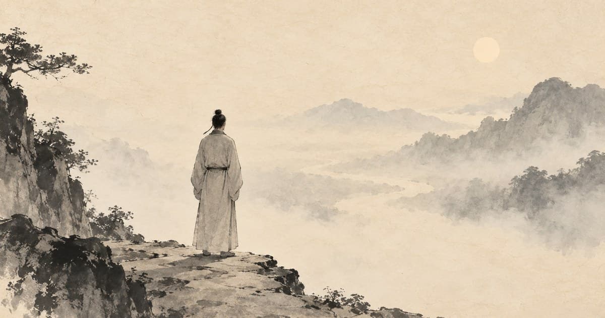 A direct disciple pausing before a question — courage, with no claimed historical portrait