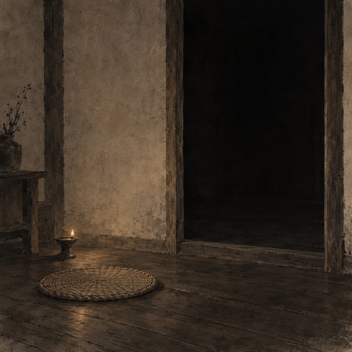 An abstract question about spirits and death — life still unlearned, no fake inscription