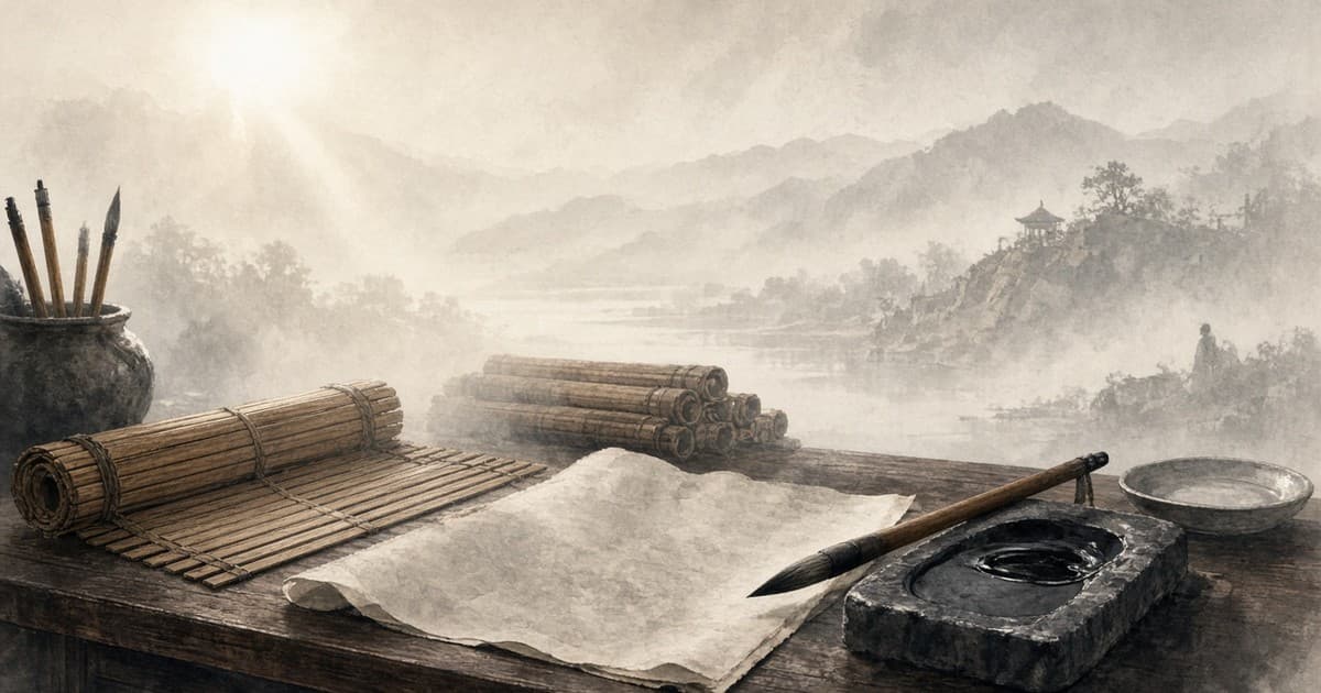 展开的简册与安静书案——子夏,以文学见称并以行止界定何谓学